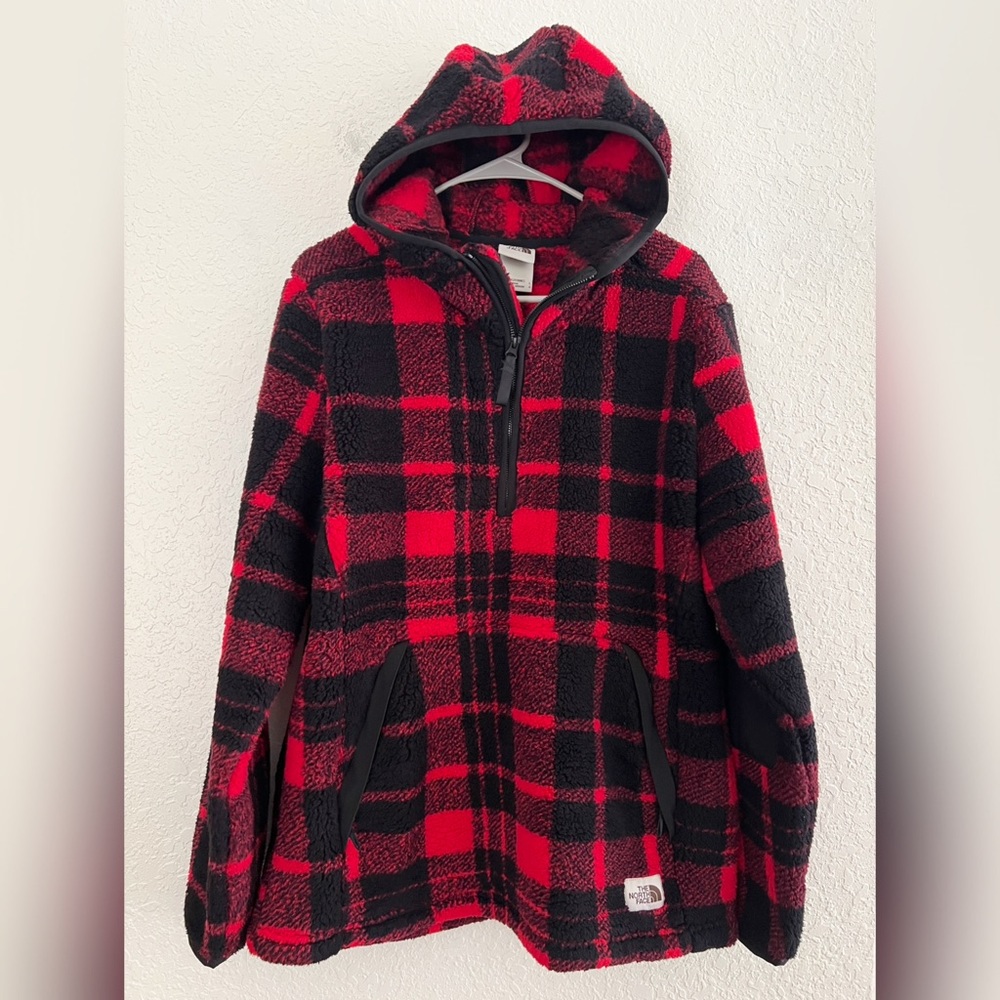 The North Face Women’s 2.0 Campshire Sherpa Pullover Hoodie 1/4 Zip - L - Picture 4 of 15